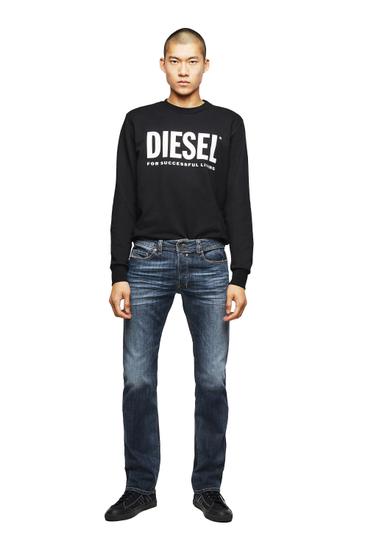 Diesel - Safado Straight Jeans 0885K, Dark Blue - Image 5