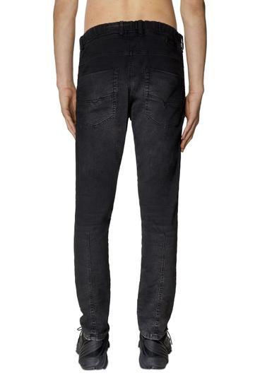 Diesel - Krooley JoggJeans® 09E12 Tapered, Negro/Gris oscuro - Image 2