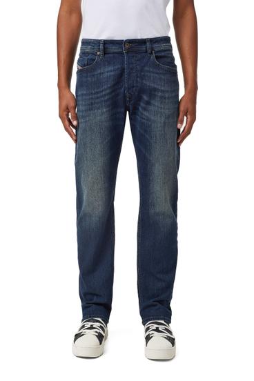 Diesel - Waykee 0814W Straight Jeans, Blu Scuro - Image 1