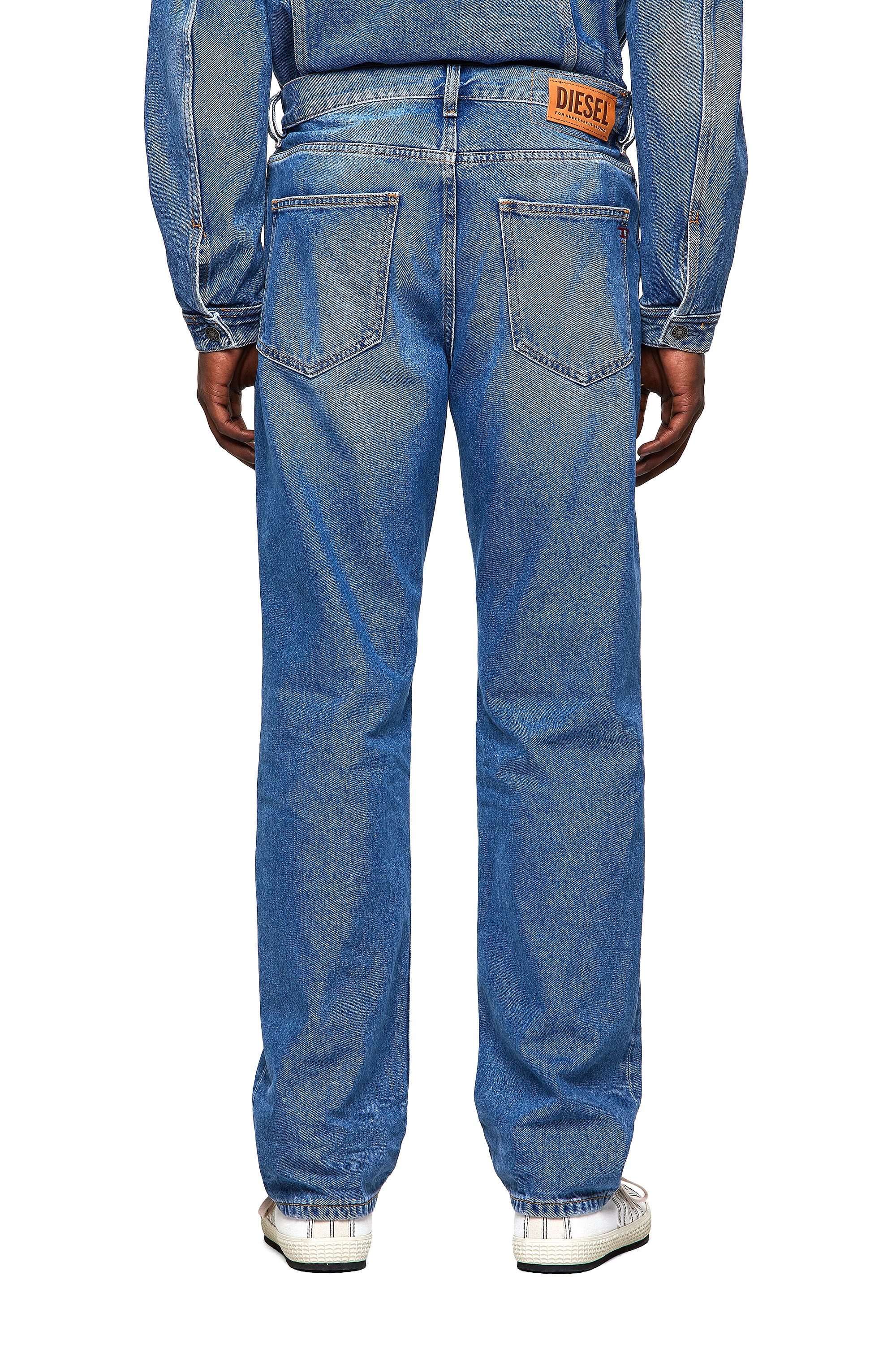 Diesel - D-Macs Straight Jeans 009MG, Medium Blue - Image 4