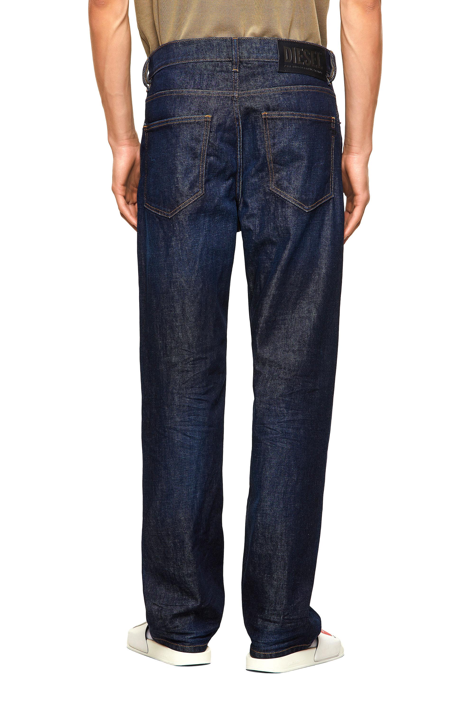 Diesel - D-Macs 09A12 Straight Jeans, Azul Oscuro - Image 3