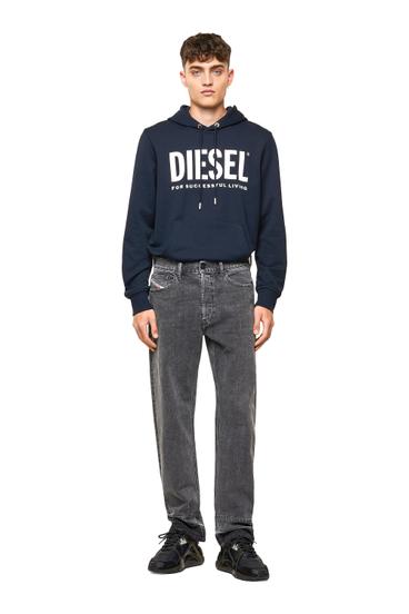 Diesel - D-Macs 09A23 Straight Jeans, Negro/Gris oscuro - Image 6