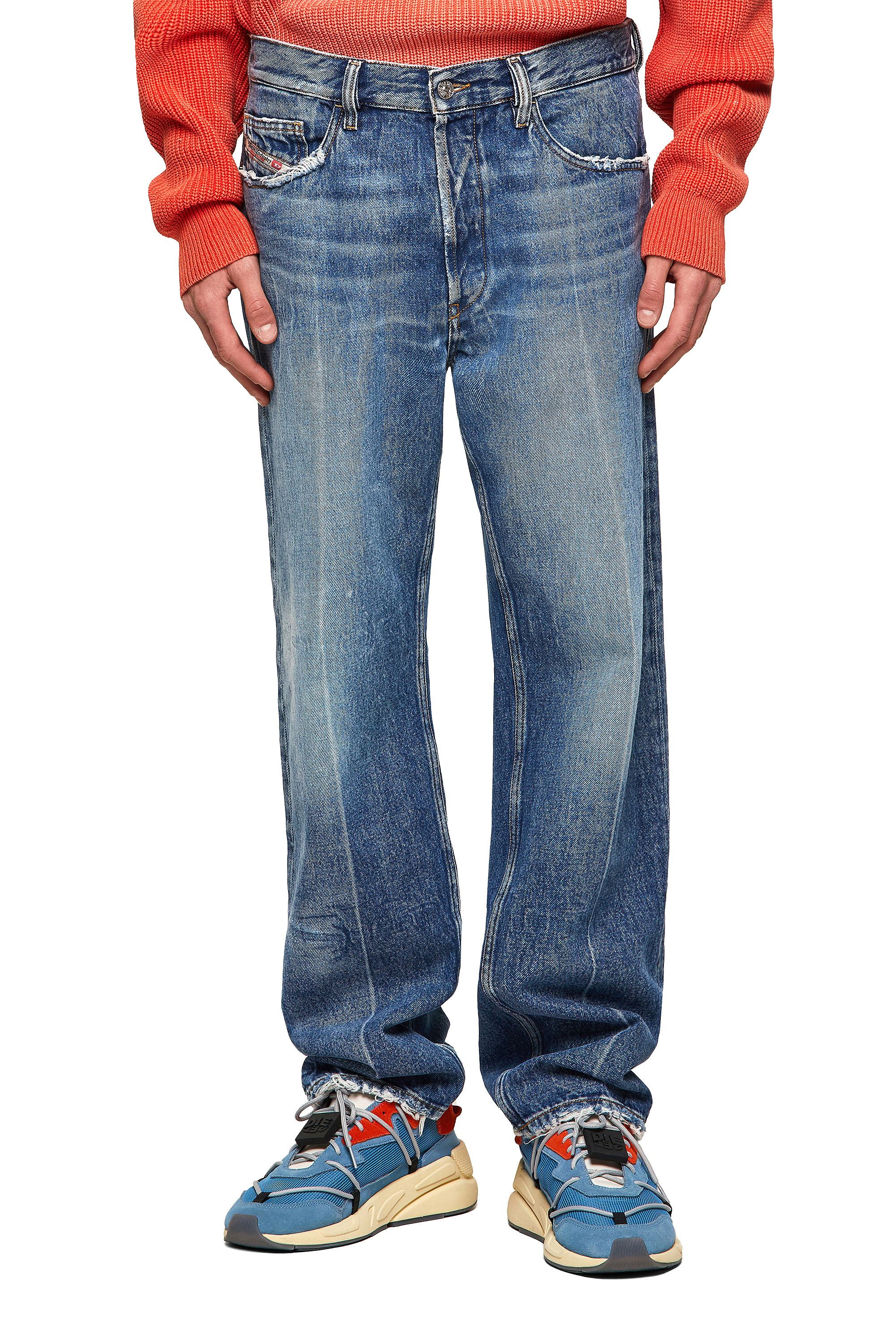 Diesel - D-Macs 09A25 Straight Jeans, Azul medio - Image 3