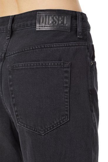 Diesel - D-Reggy Straight Jeans 009RL, Black/Dark Grey - Image 5