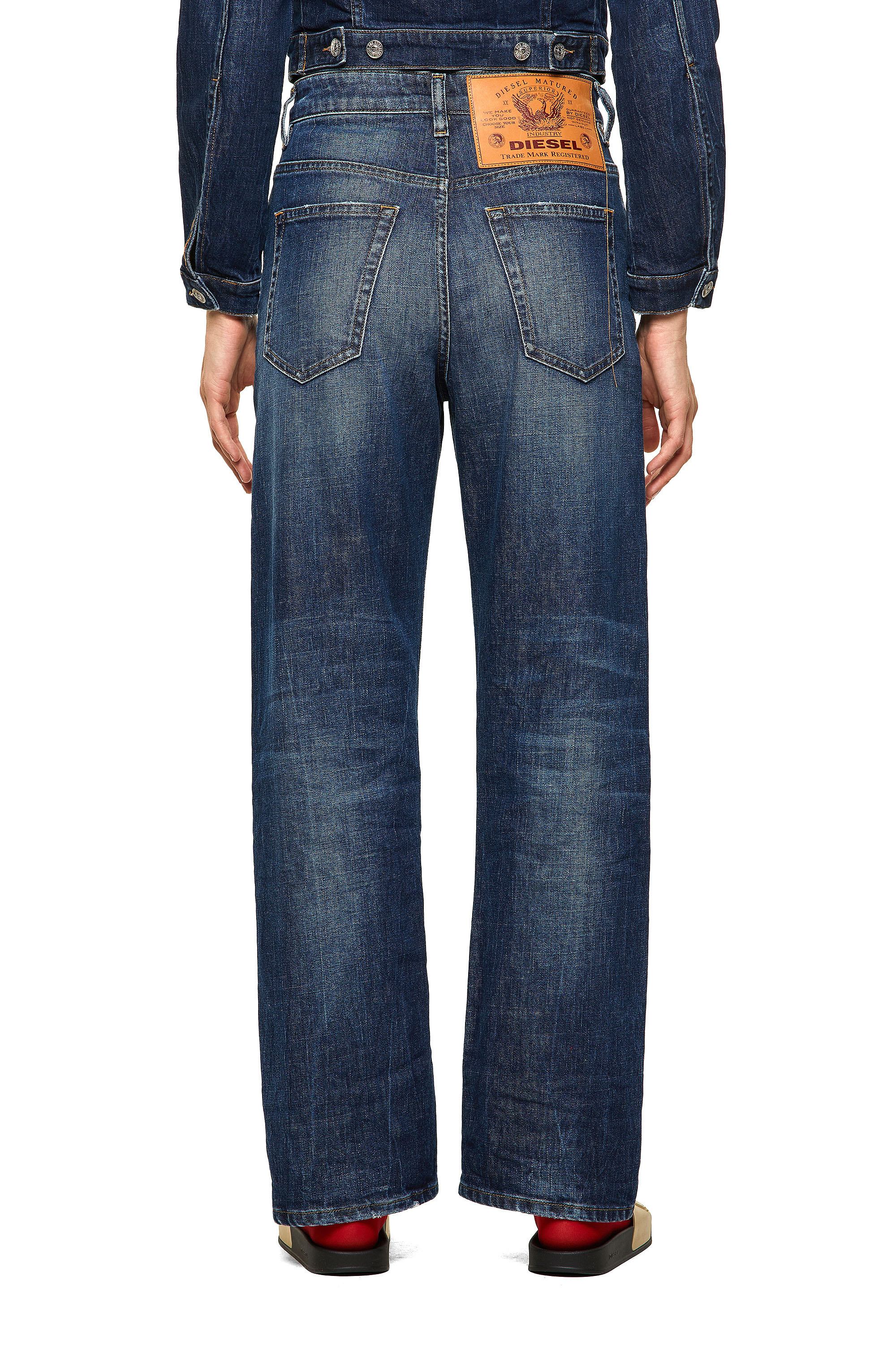 Diesel - D-Reggy 09A06 Straight Jeans, Azul Oscuro - Image 5