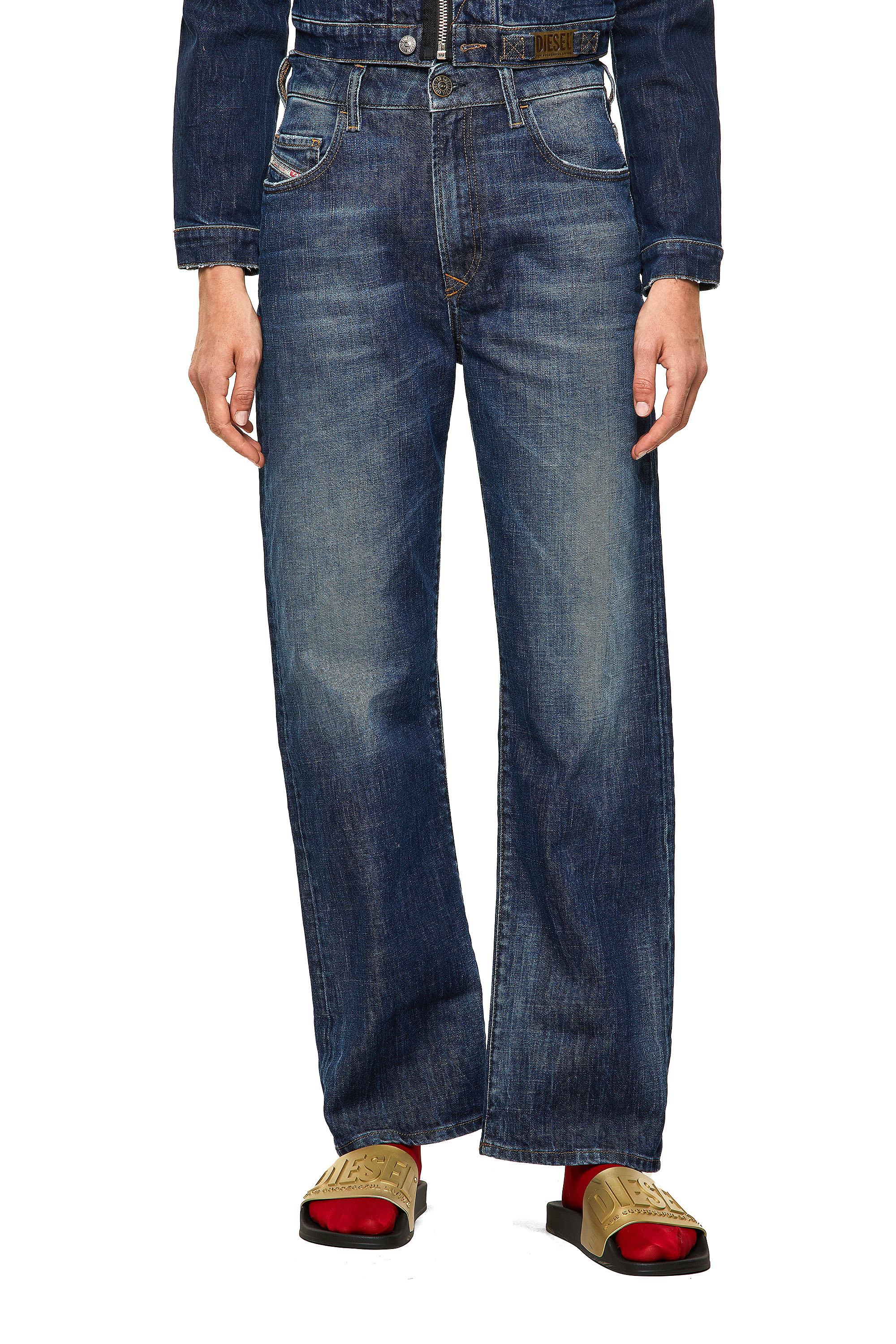 Diesel - D-Reggy 09A06 Straight Jeans, Azul Oscuro - Image 3