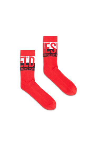 SKM-RAY, Rouge - Chaussettes