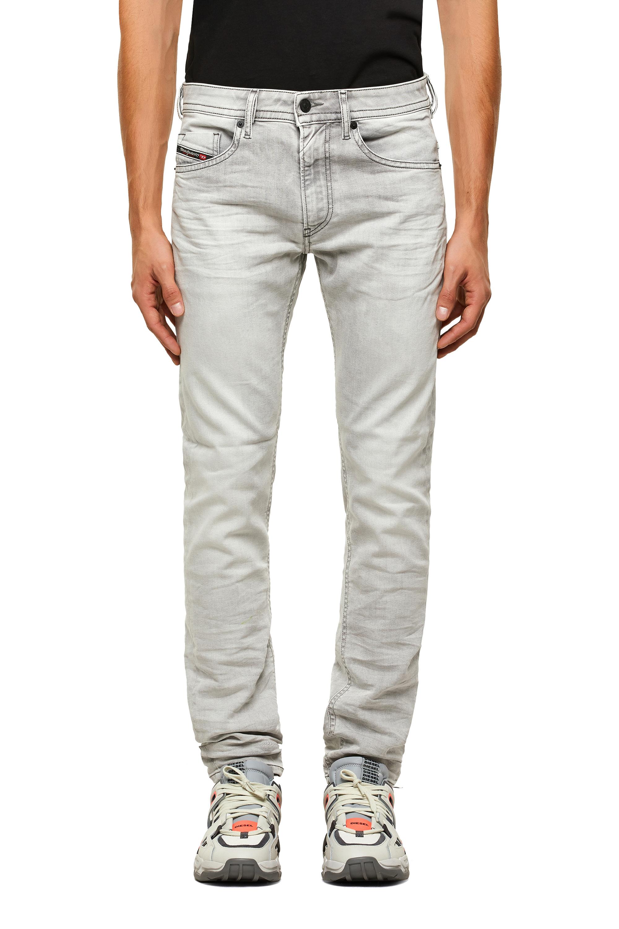 Diesel - Thommer Slim Jeans 069RP, Light Grey - Image 2