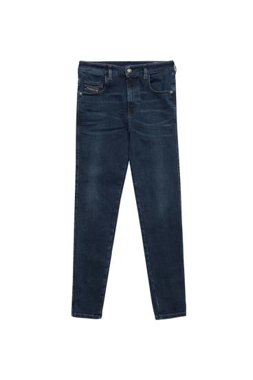 Diesel - Slandy High Skinny Jeans 009QF, Dark Blue - Image 6