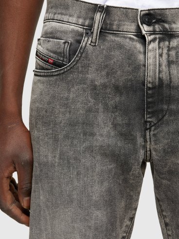 Diesel - 2019 D-STRUKT 009KA Slim Jeans, Light Grey - Image 3