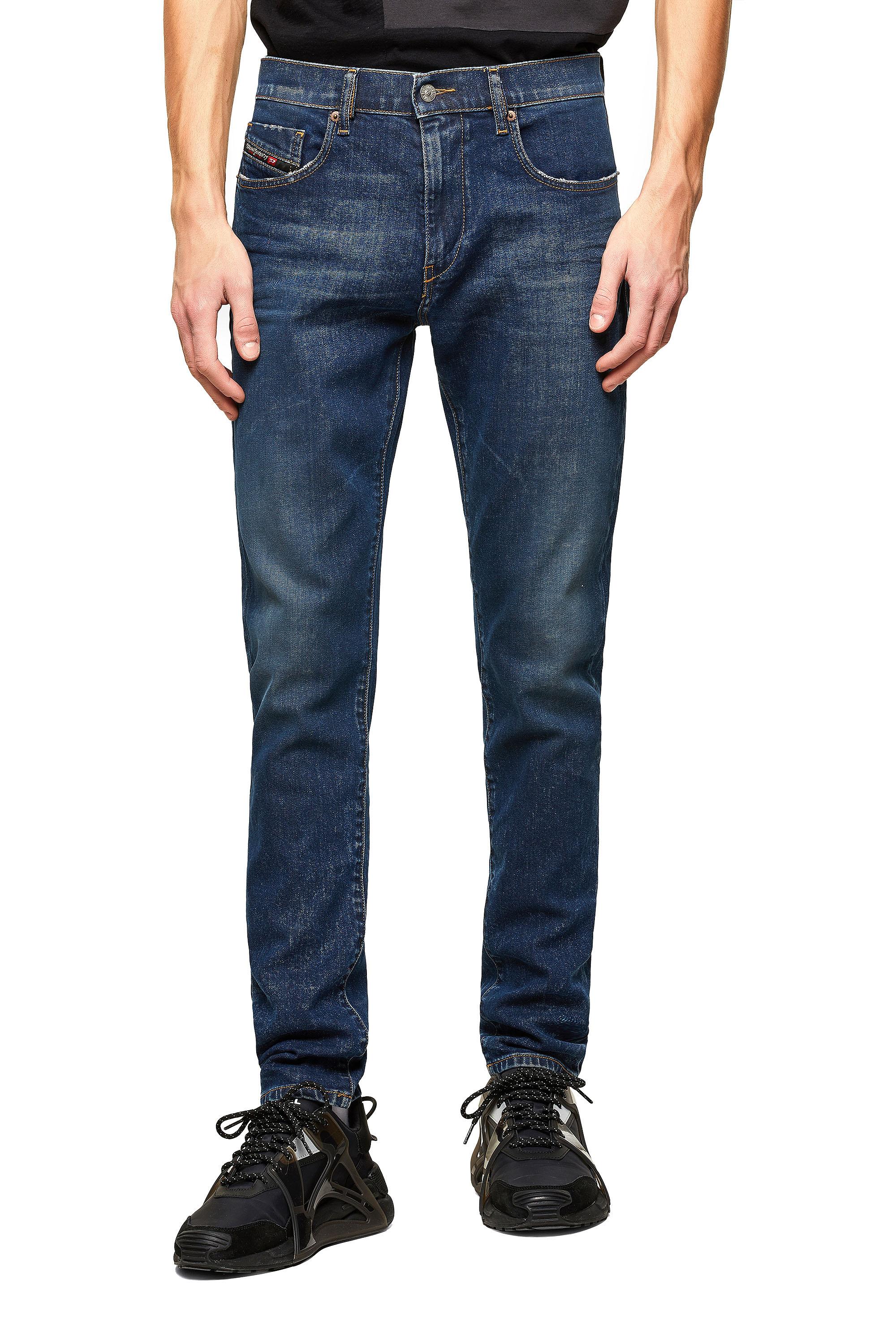 Diesel - D-Strukt Slim Jeans 009NV, Dark Blue - Image 3