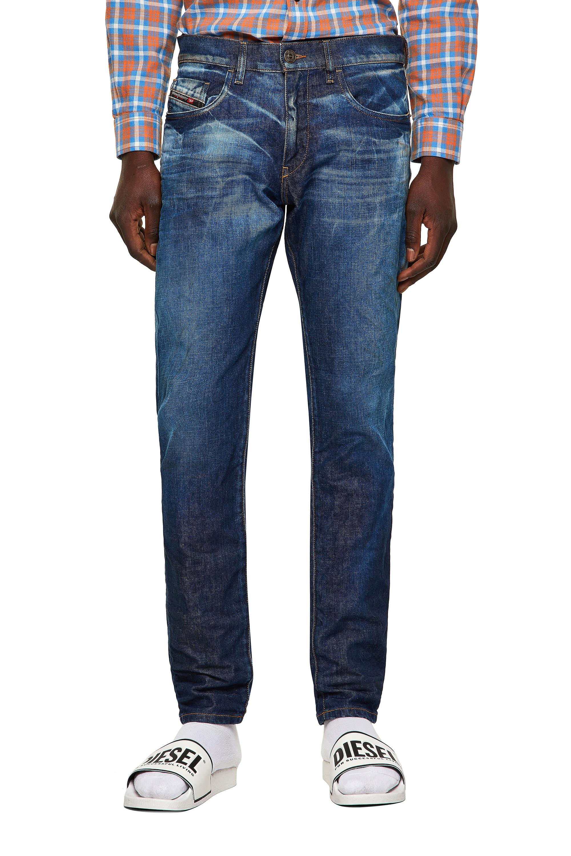 Diesel - D-Strukt Slim Jeans 09A13, Medium Blue - Image 3