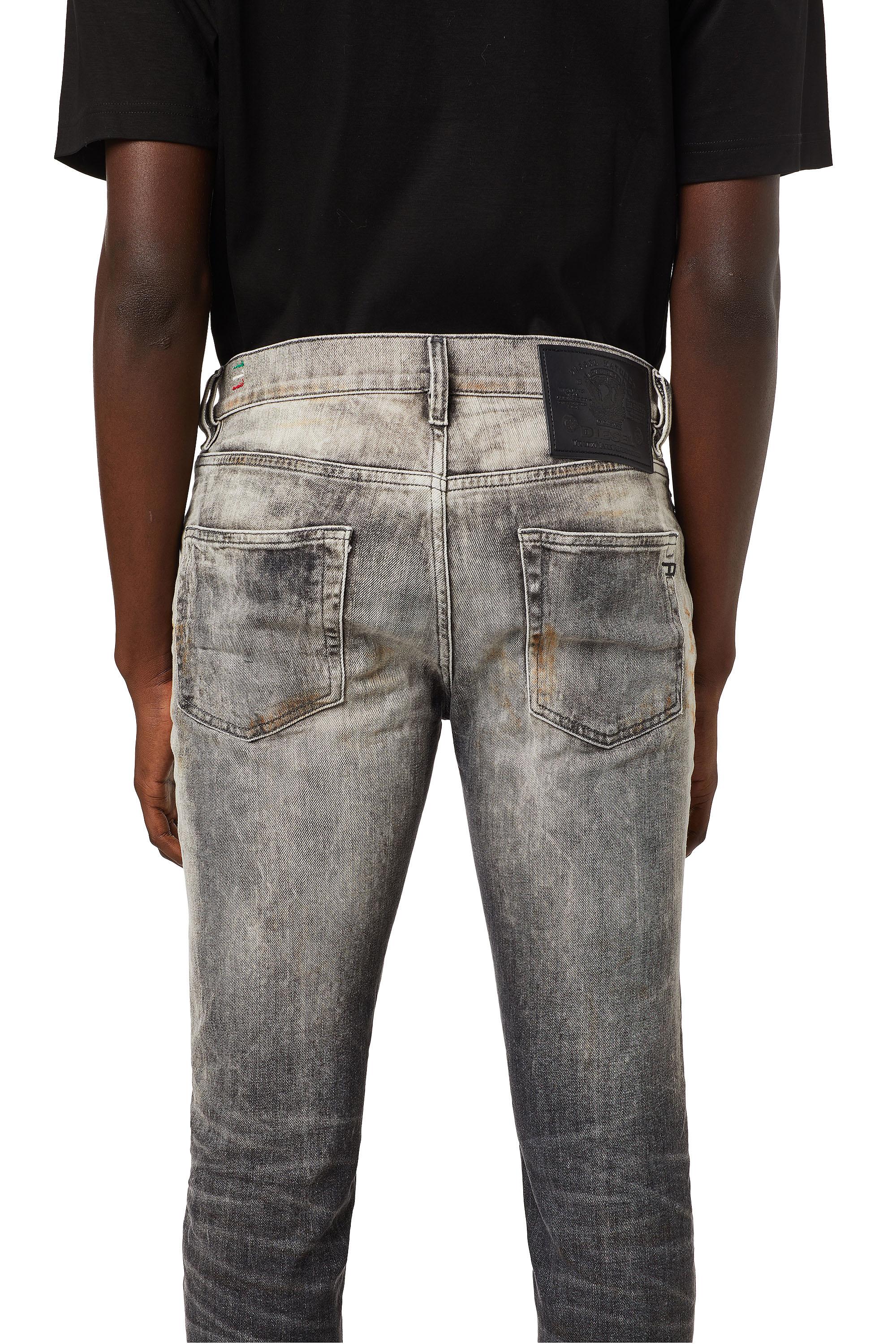 Diesel - D-Strukt Slim Jeans 09A83, Black/Dark grey - Image 7