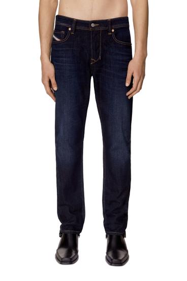 Diesel - Larkee-Beex 009ZS Tapered Jeans, Azul Oscuro - Image 1