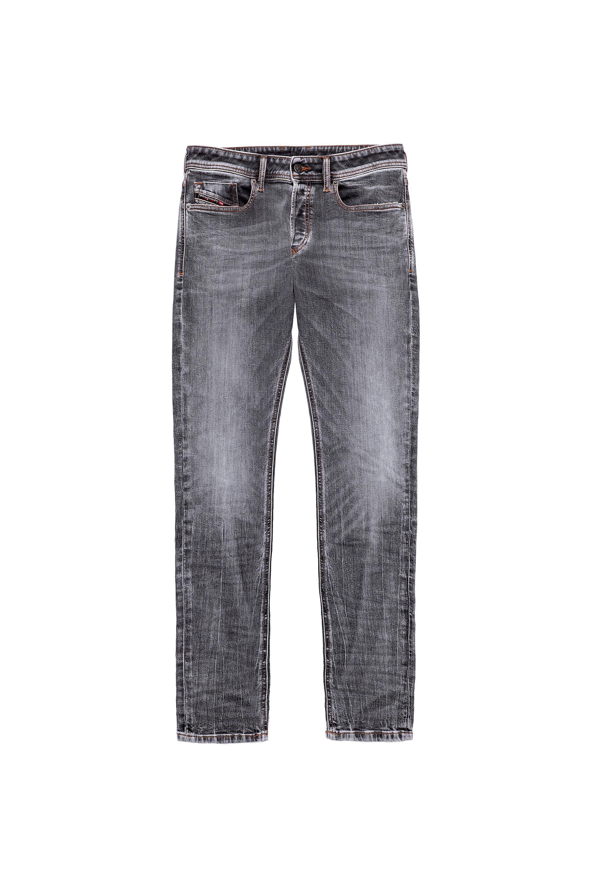 Diesel - Sleenker Skinny Jeans 009FW, Light Grey - Image 2