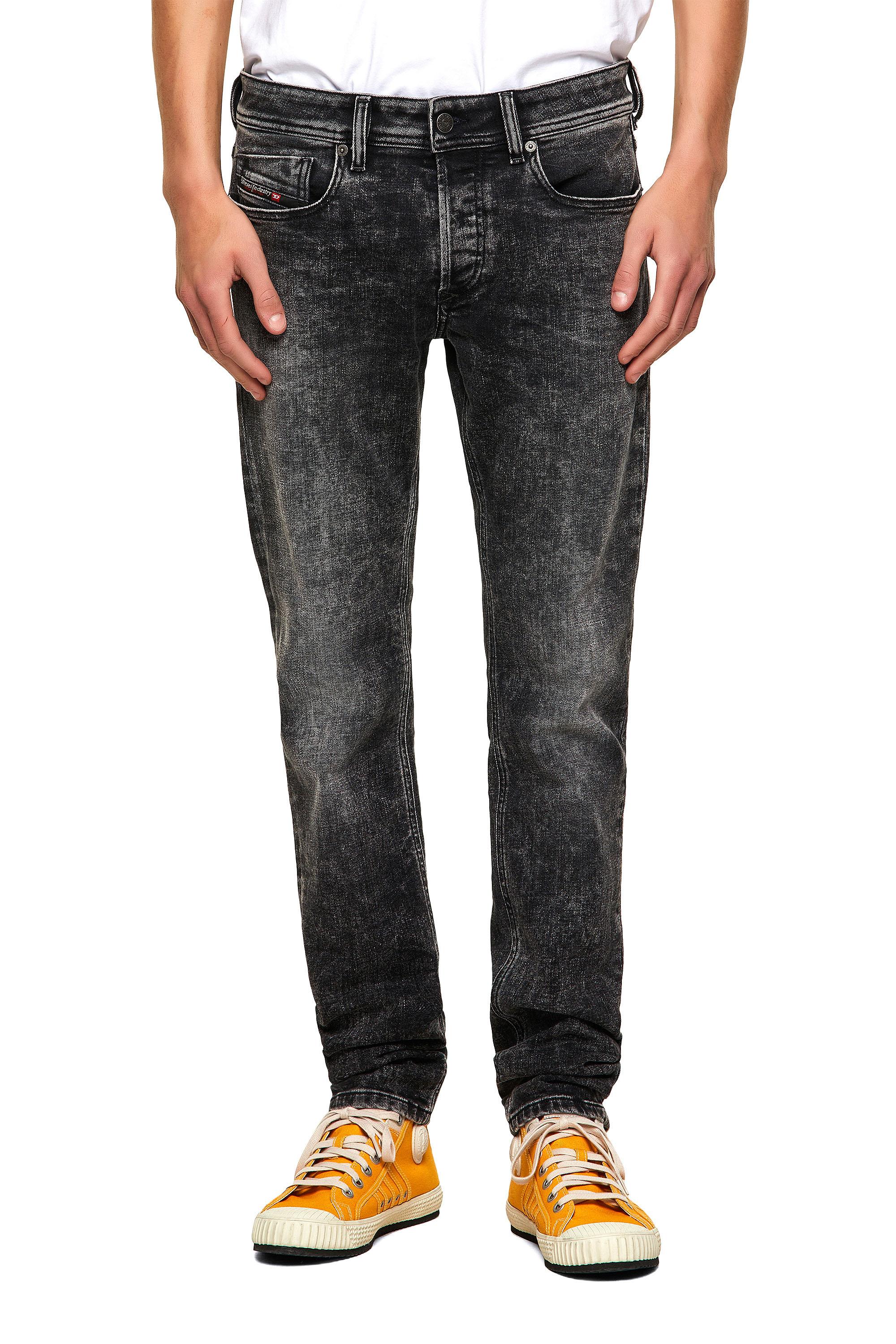 Diesel - Sleenker Skinny Jeans 09A17, Black/Dark Grey - Image 3