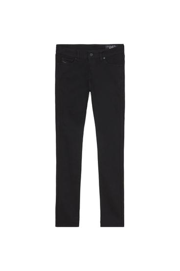 Diesel - Slandy Skinny Jeans 069EF, Black/Dark Grey - Image 6