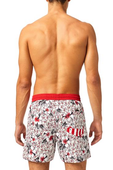 Diesel - BMBX-CAYBAY CALZONCINI, Red/White - Image 3