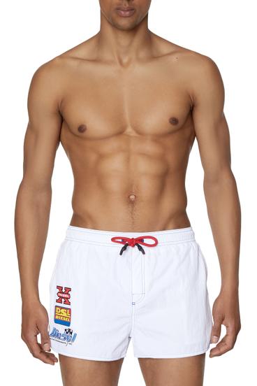 Diesel - BMBX-CAYBAY SHORT CALZONCINI, Bianco - Image 1