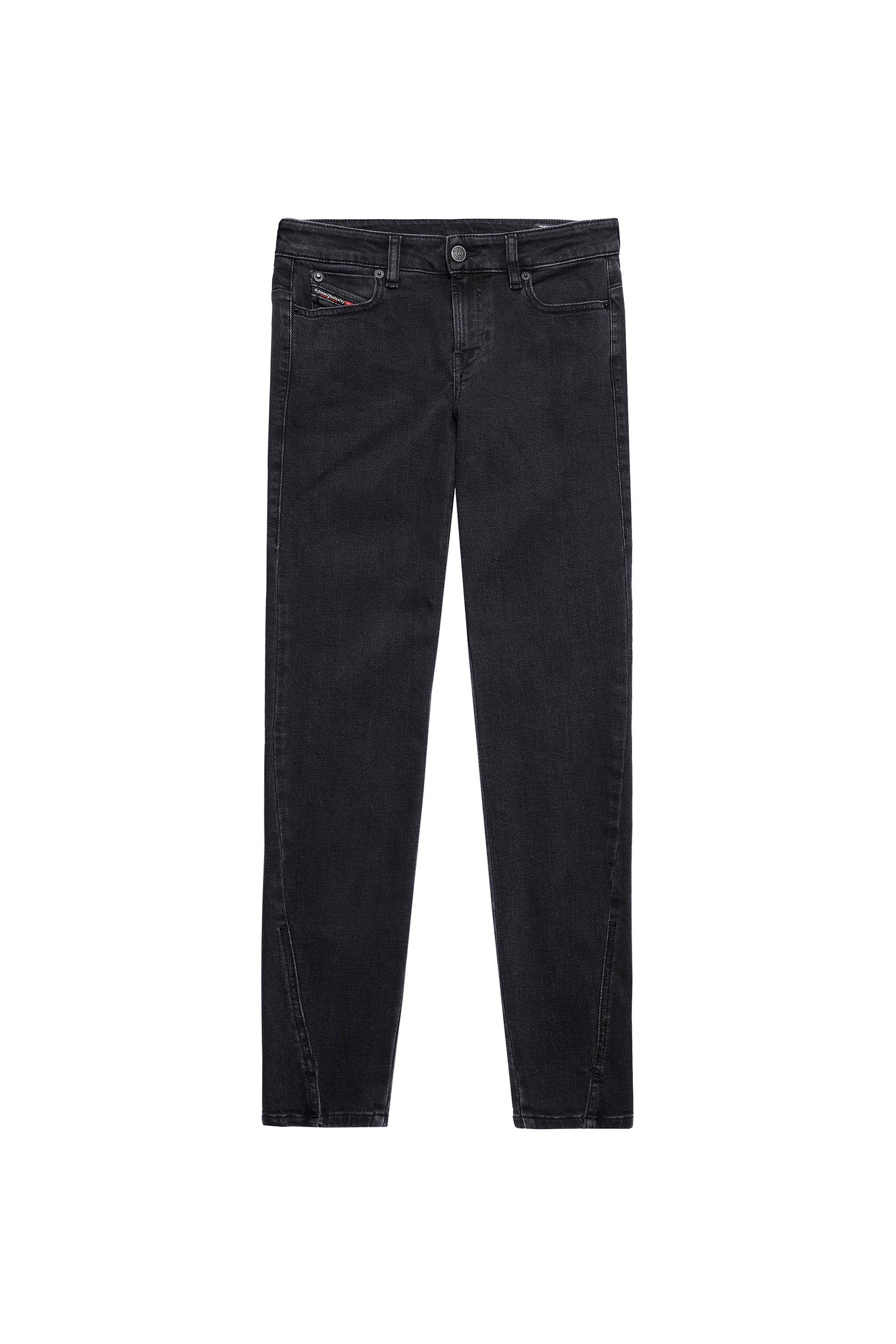 Diesel - D-Jevel Slim Jeans 0870G, Black/Dark Grey - Image 2