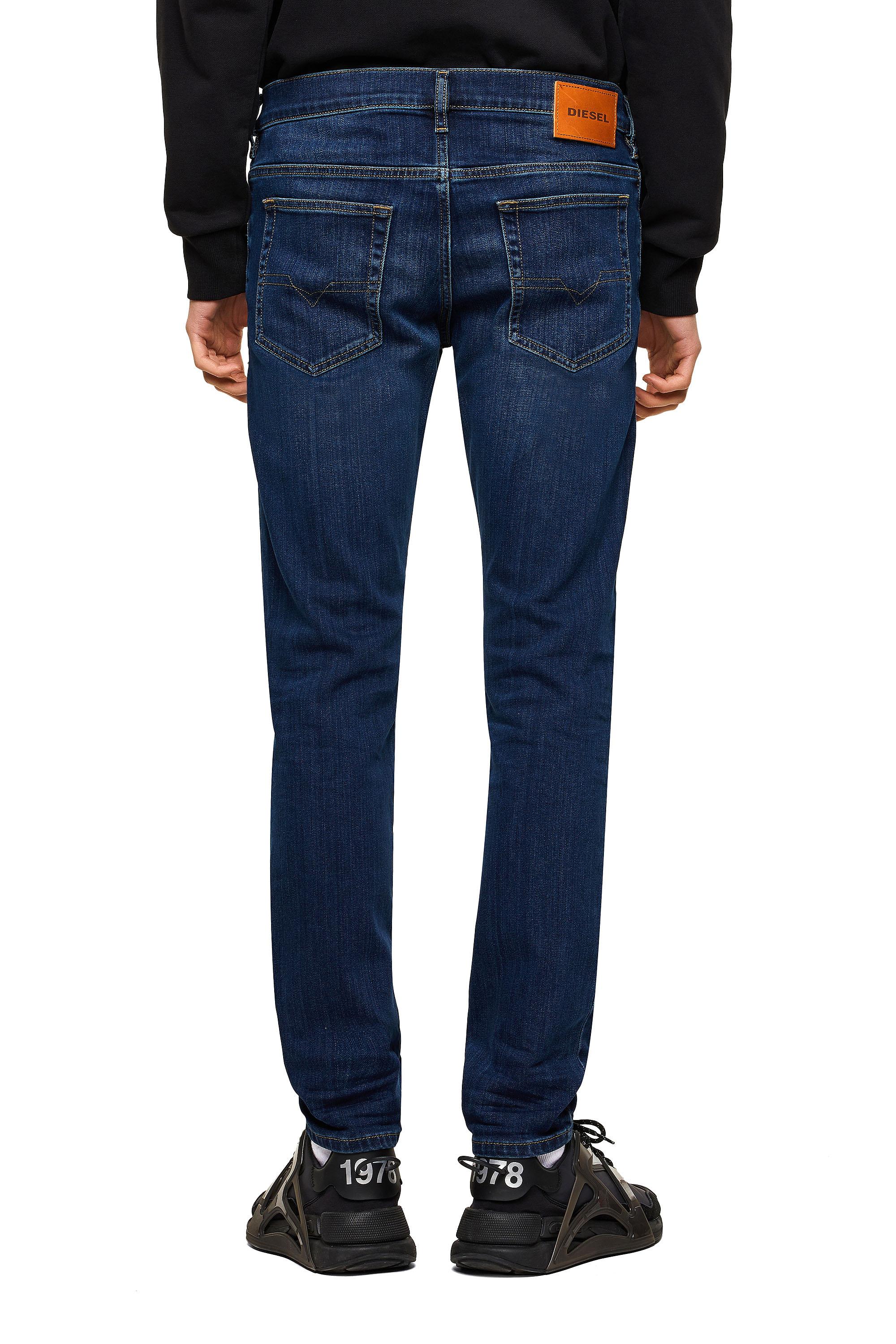 Diesel - D-Yennox 009ML Tapered Jeans, Azul Oscuro - Image 4