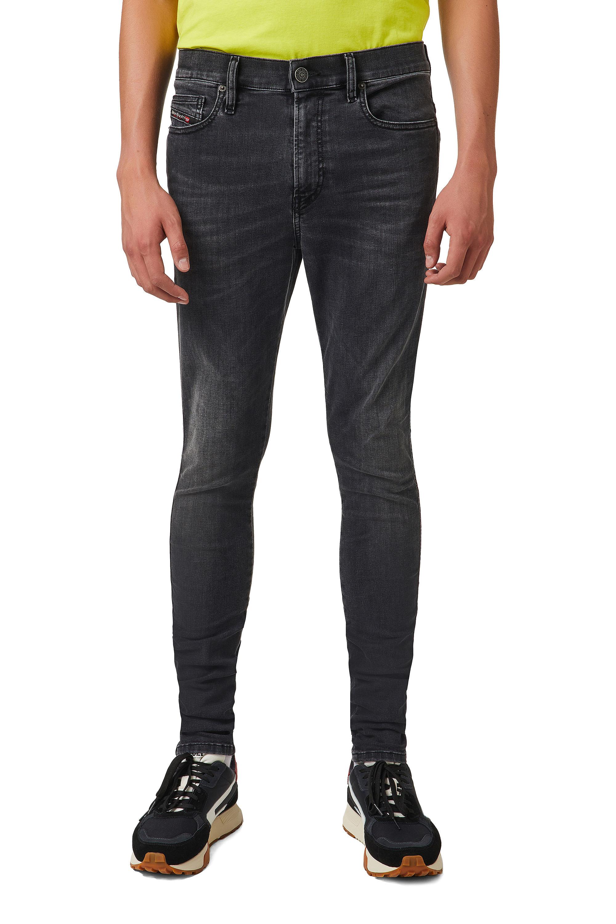 Diesel - D-Istort Skinny Jeans 069YC, Black/Dark grey - Image 3