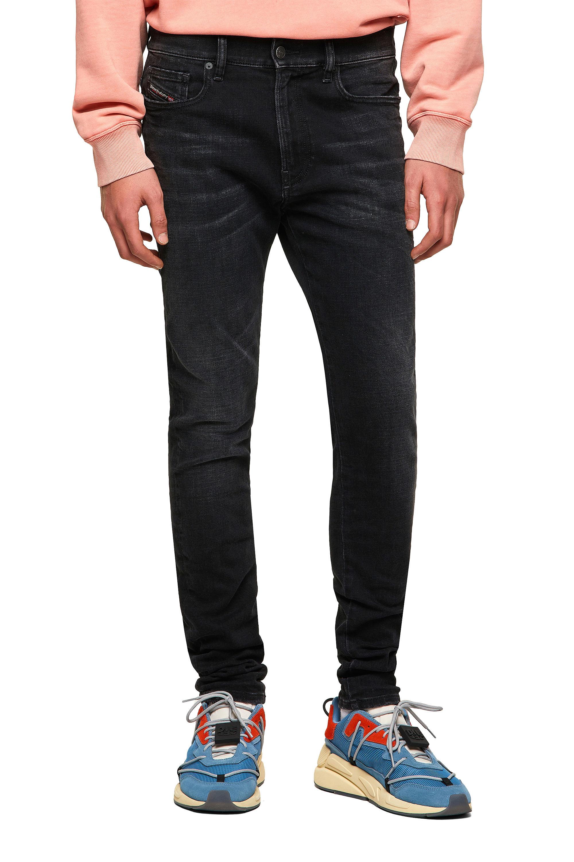 Diesel - D-Amny 09A31 Skinny Jeans, Negro/Gris oscuro - Image 2