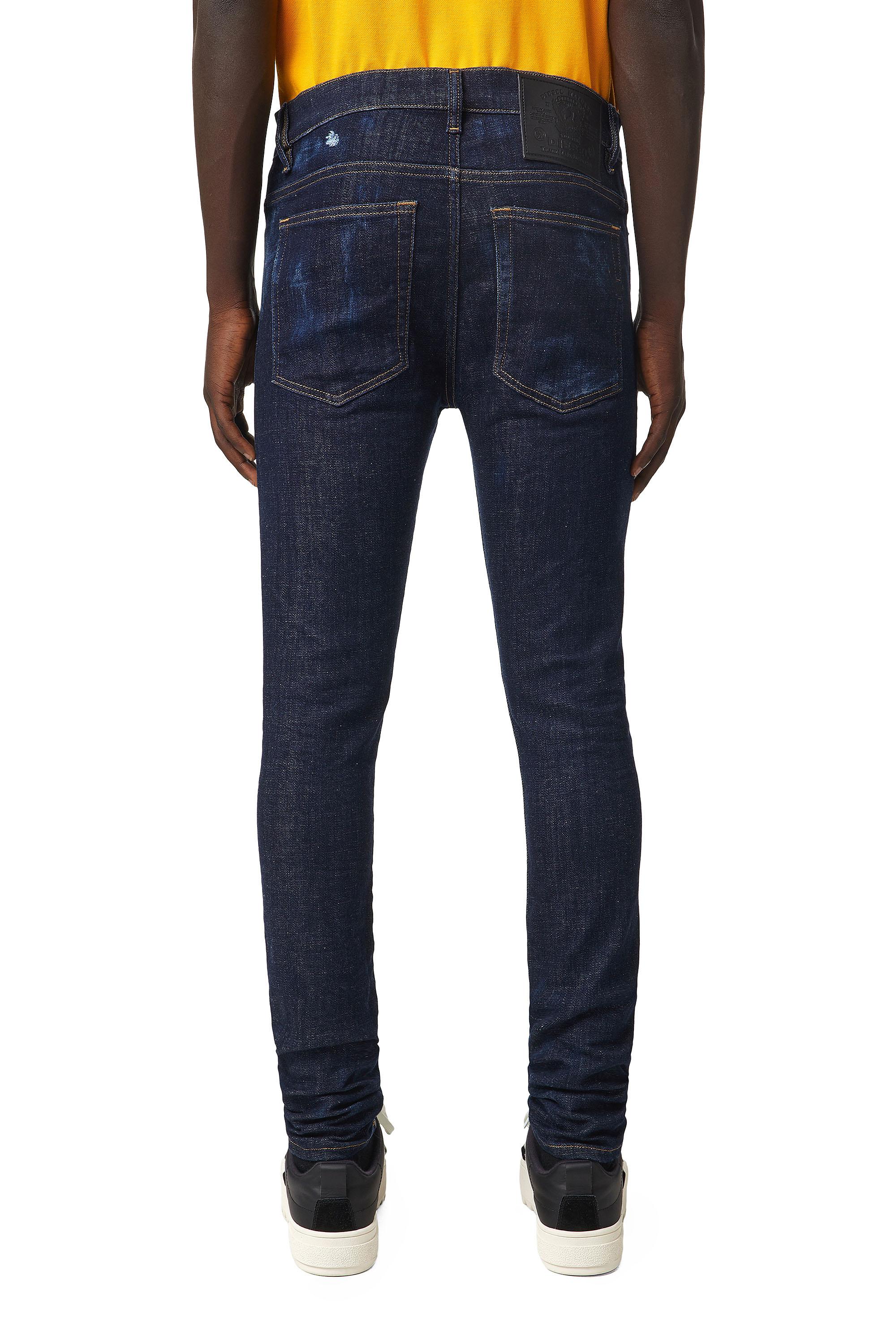 Diesel - D-Amny 09A84 Skinny Jeans, Azul Oscuro - Image 4