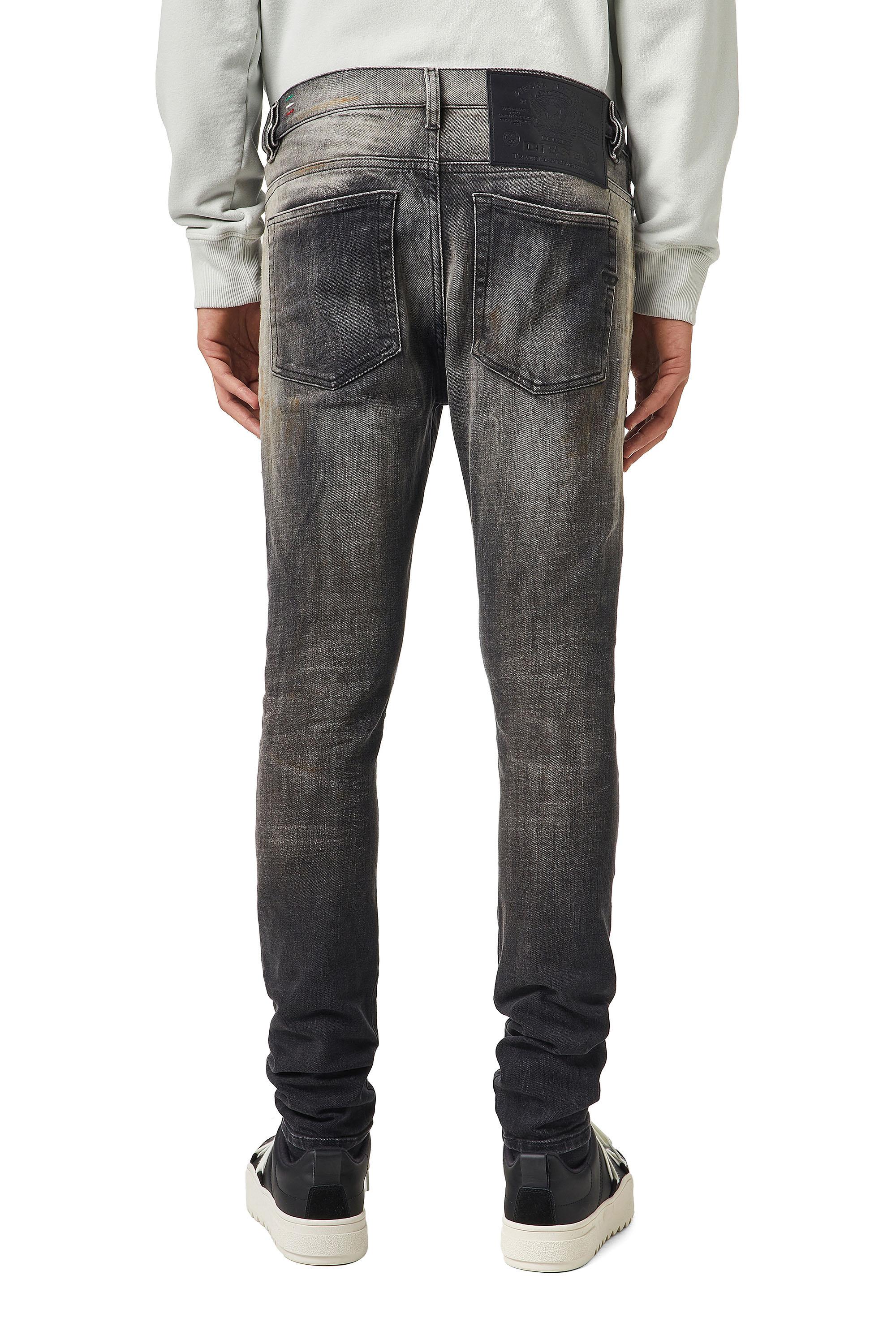 Diesel - D-Amny Skinny Jeans 09A88, Black/Dark grey - Image 4