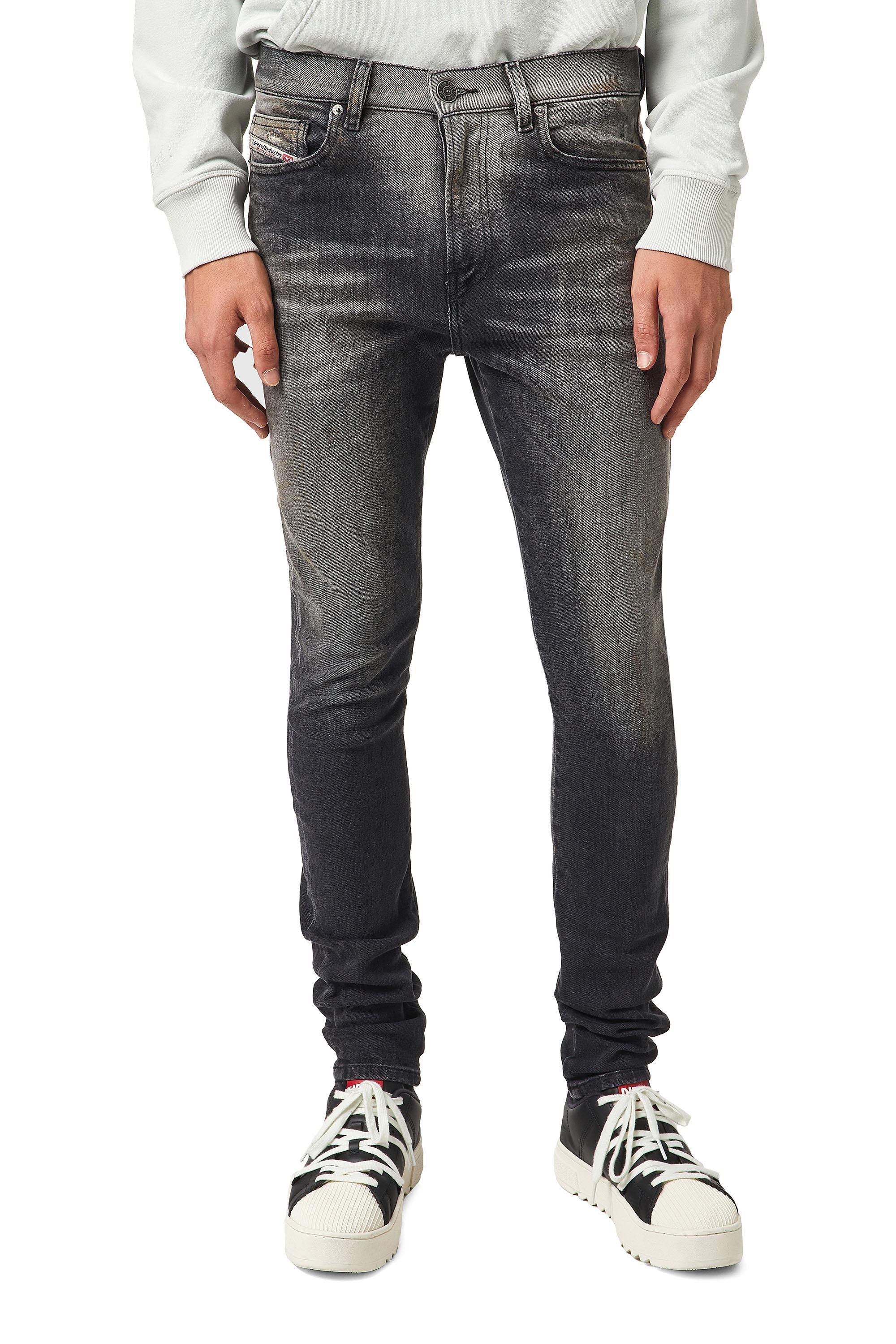 Diesel - D-Amny Skinny Jeans 09A88, Black/Dark grey - Image 3