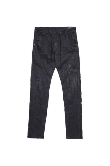 Diesel - Krooley Tapered JoggJeans® 069WB, Black/Dark grey - Image 6