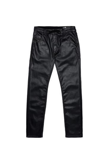 Diesel - Krooley JoggJeans® 0849R Tapered, Negro/Gris oscuro - Image 6
