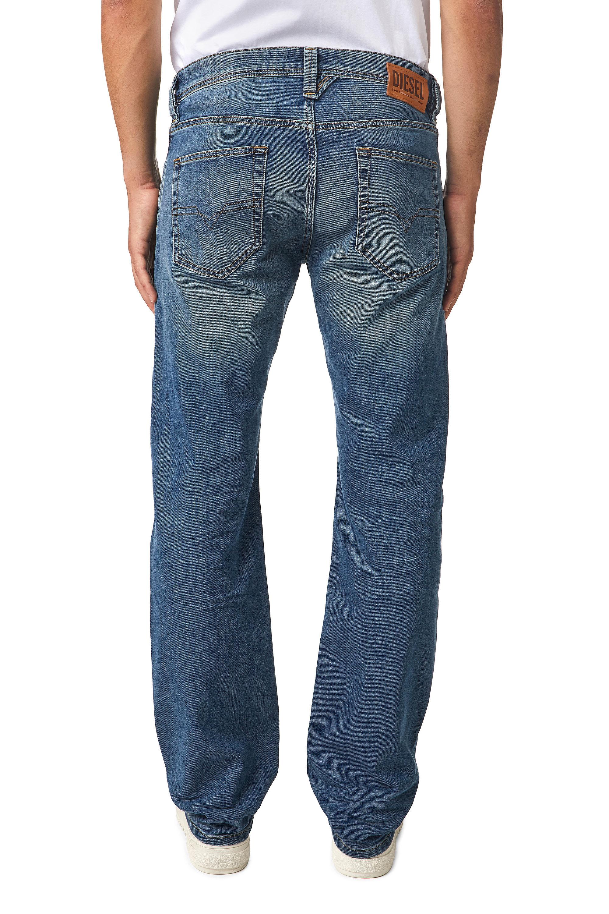Diesel - Larkee Straight Jeans 009EI, Medium Blue - Image 4