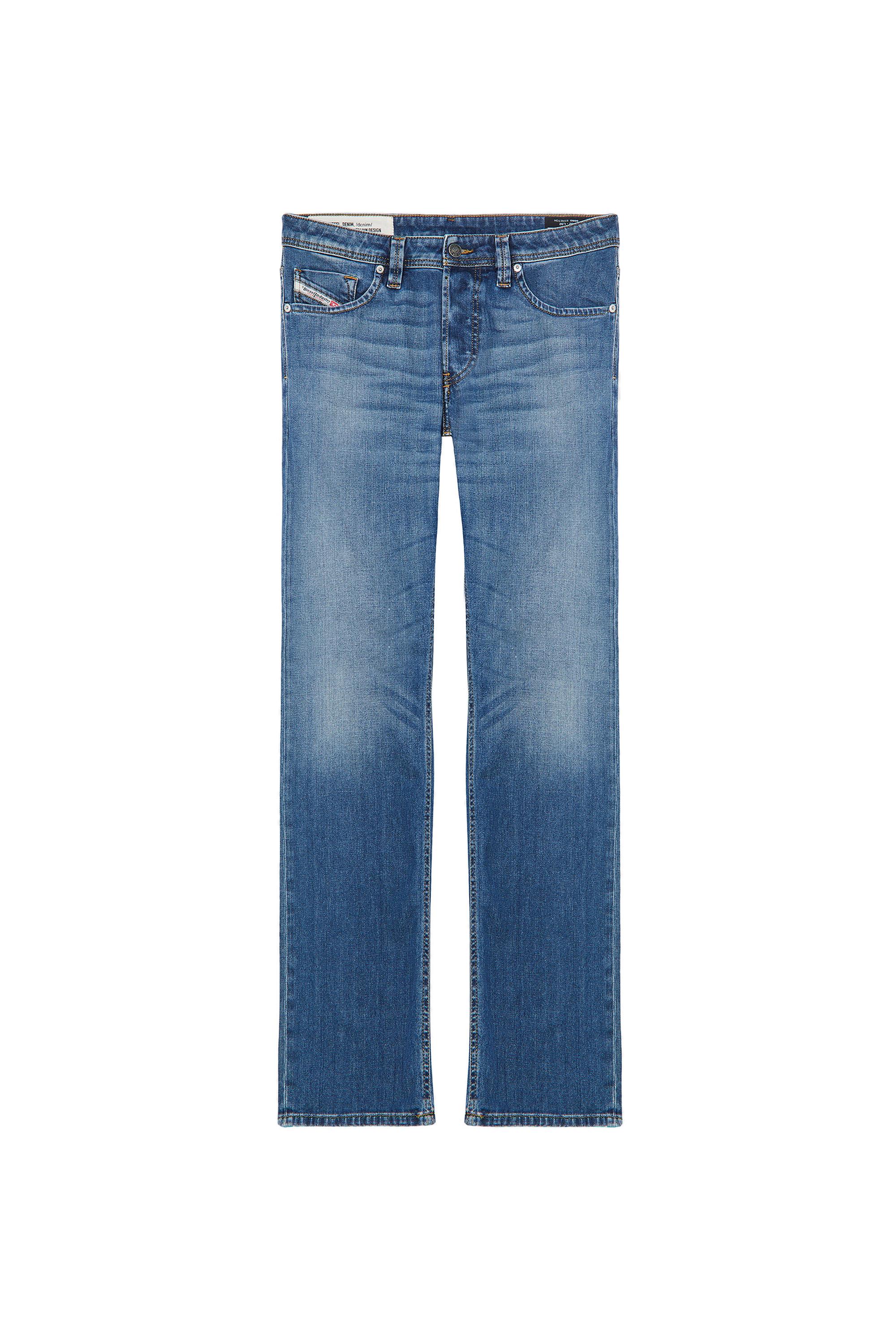 Diesel - Larkee Straight Jeans 009EI, Medium Blue - Image 2