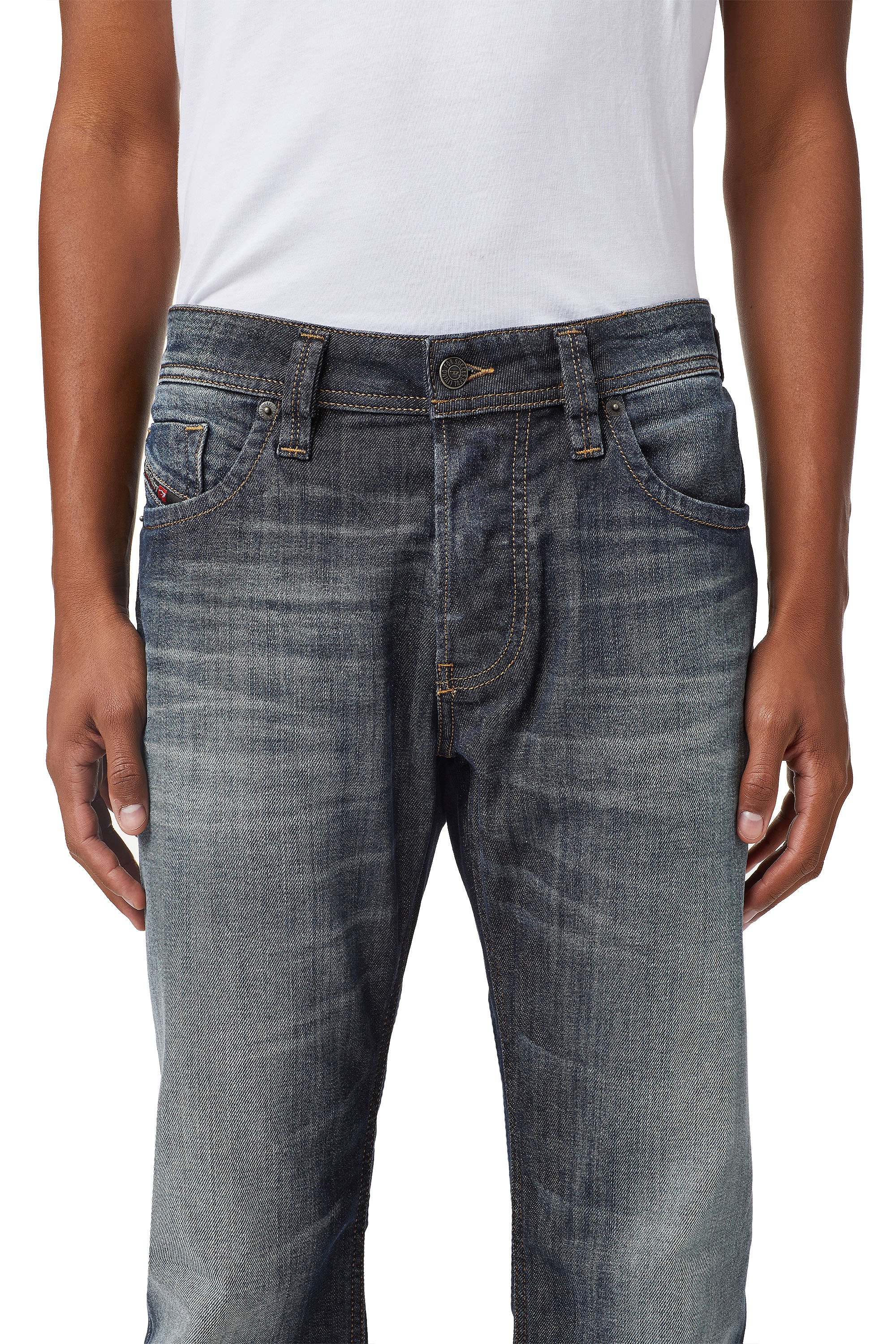 Diesel - Larkee 009EP Straight Jeans, Azul Oscuro - Image 6