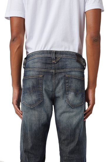 Diesel - Larkee 009EP Straight Jeans, Azul Oscuro - Image 5