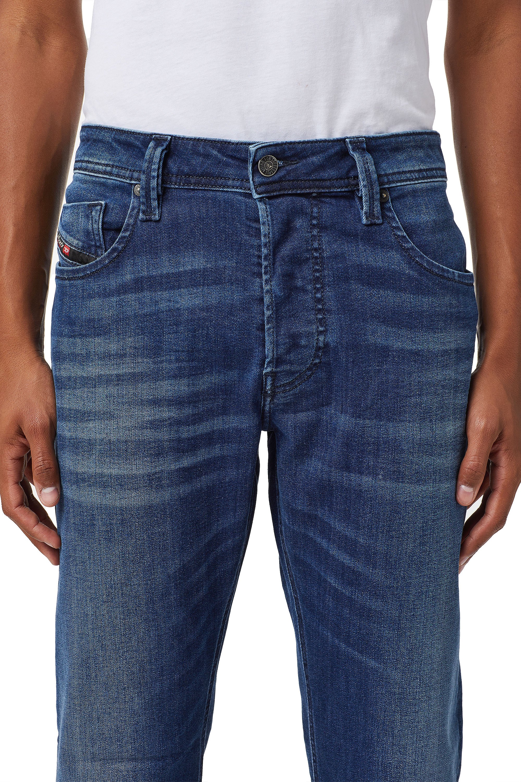 Diesel - Larkee 069SF Straight Jeans, Azul Oscuro - Image 6