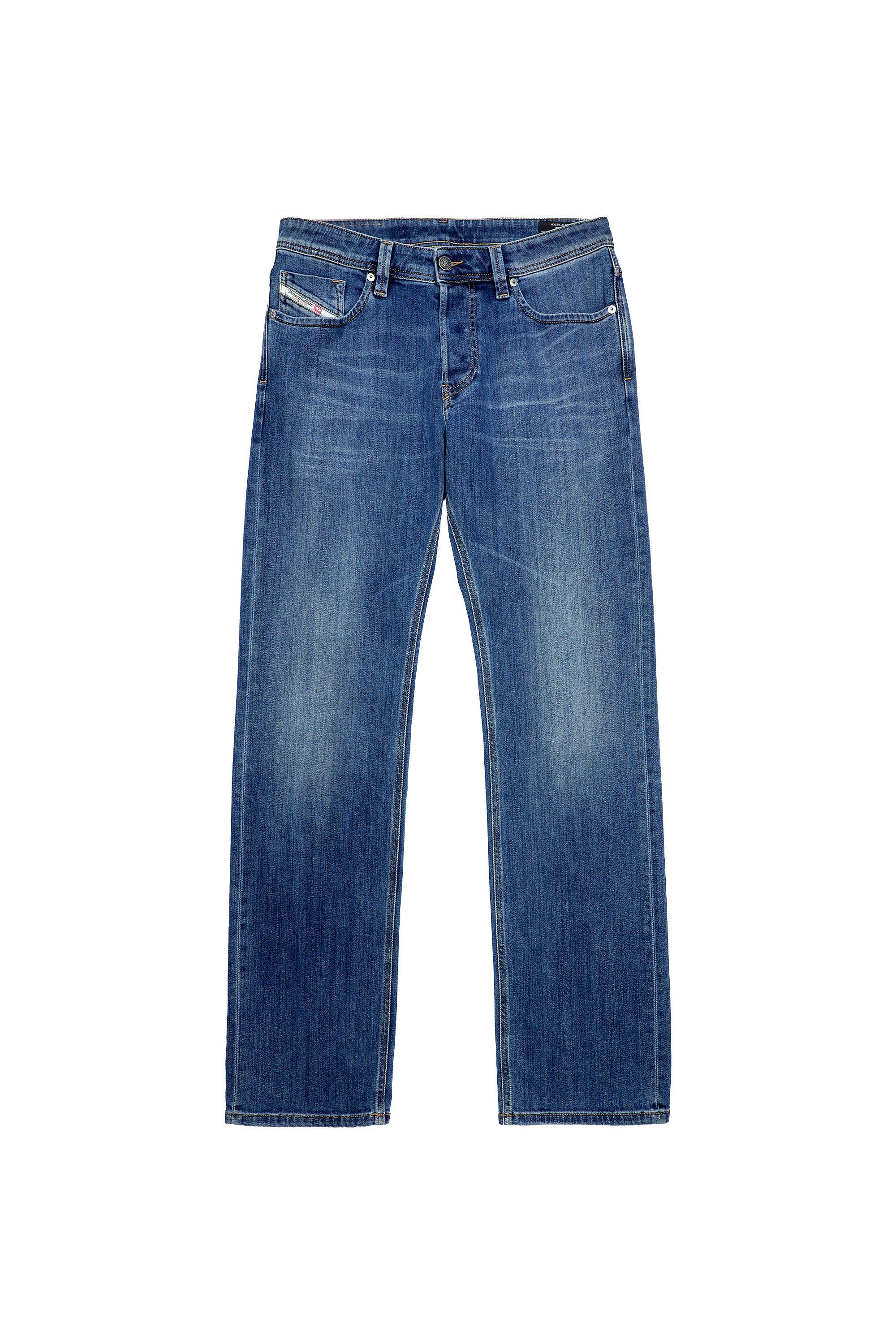 Diesel - Larkee Straight Jeans 09A80, Medium Blue - Image 2