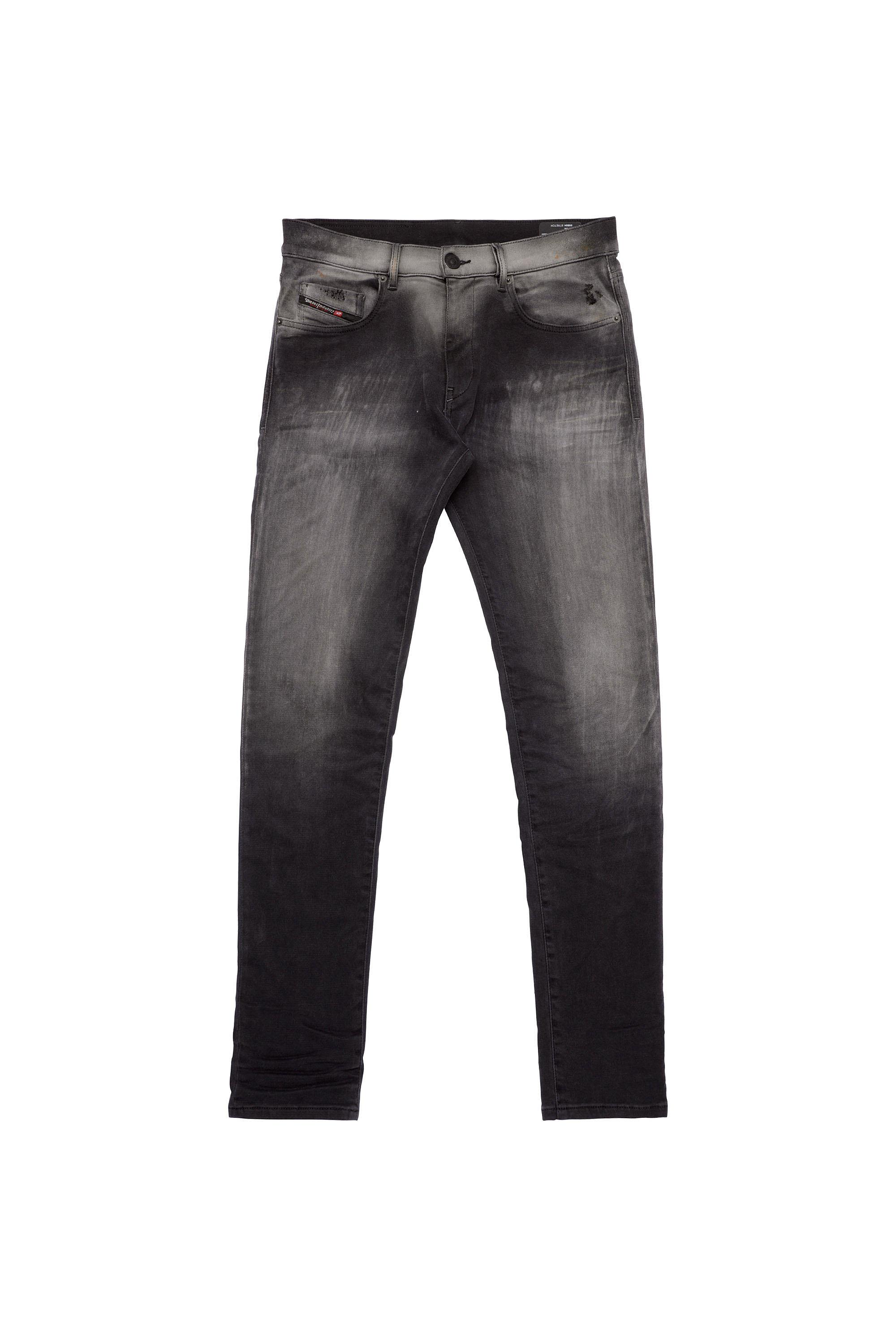 Diesel - D-Strukt Slim JoggJeans® 09B04, Black/Dark grey - Image 2