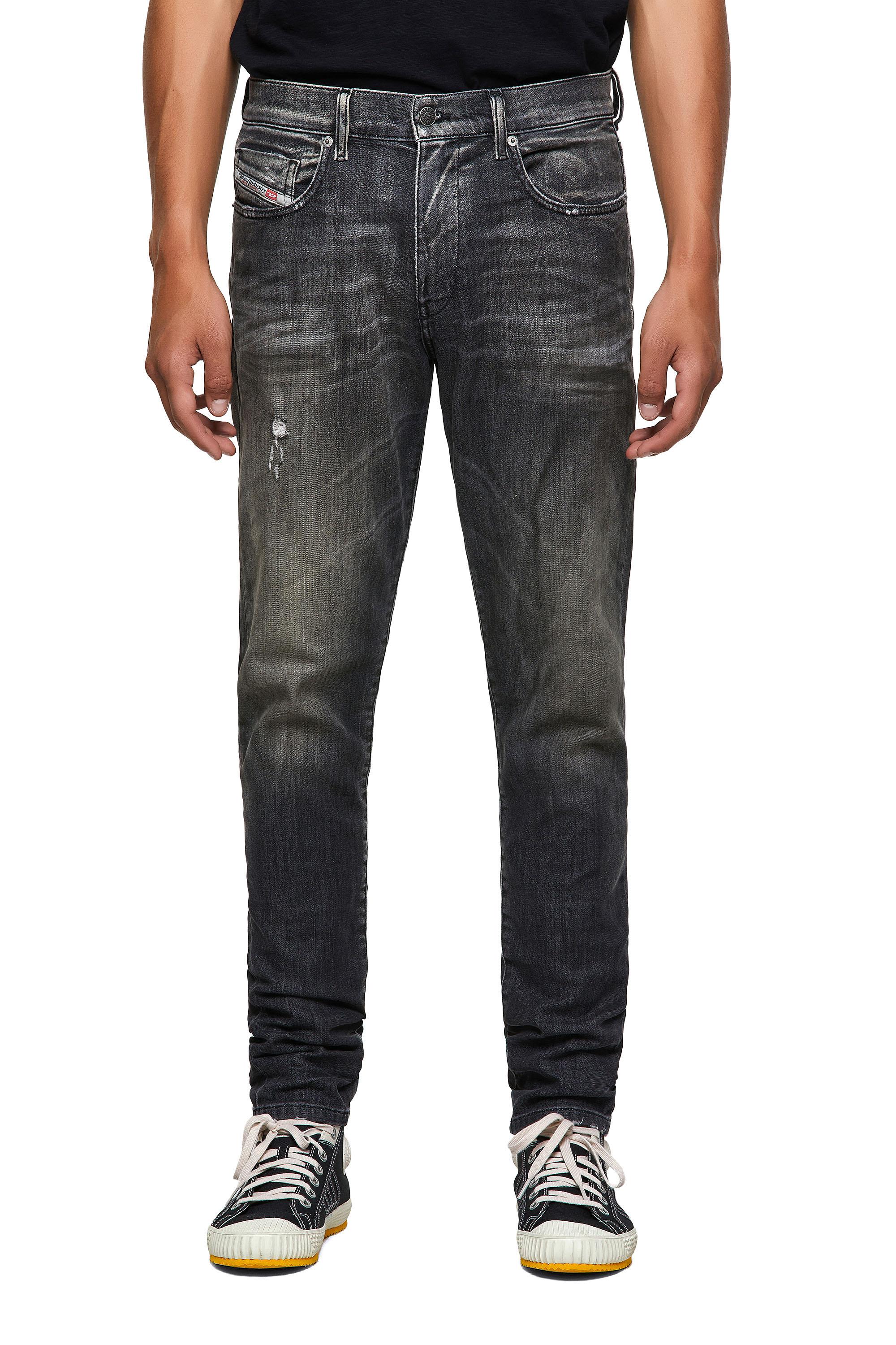 Diesel - D-Strukt Slim JoggJeans® 09B54, Black/Dark Grey - Image 3