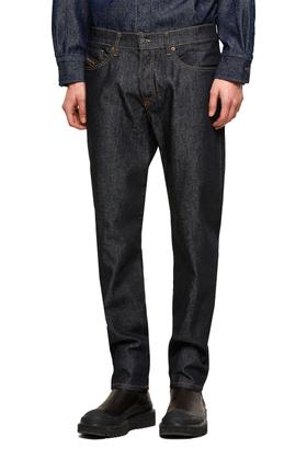 Diesel - 2005 D-FINING 009HF Tapered Jeans, Azul Oscuro - Image 1