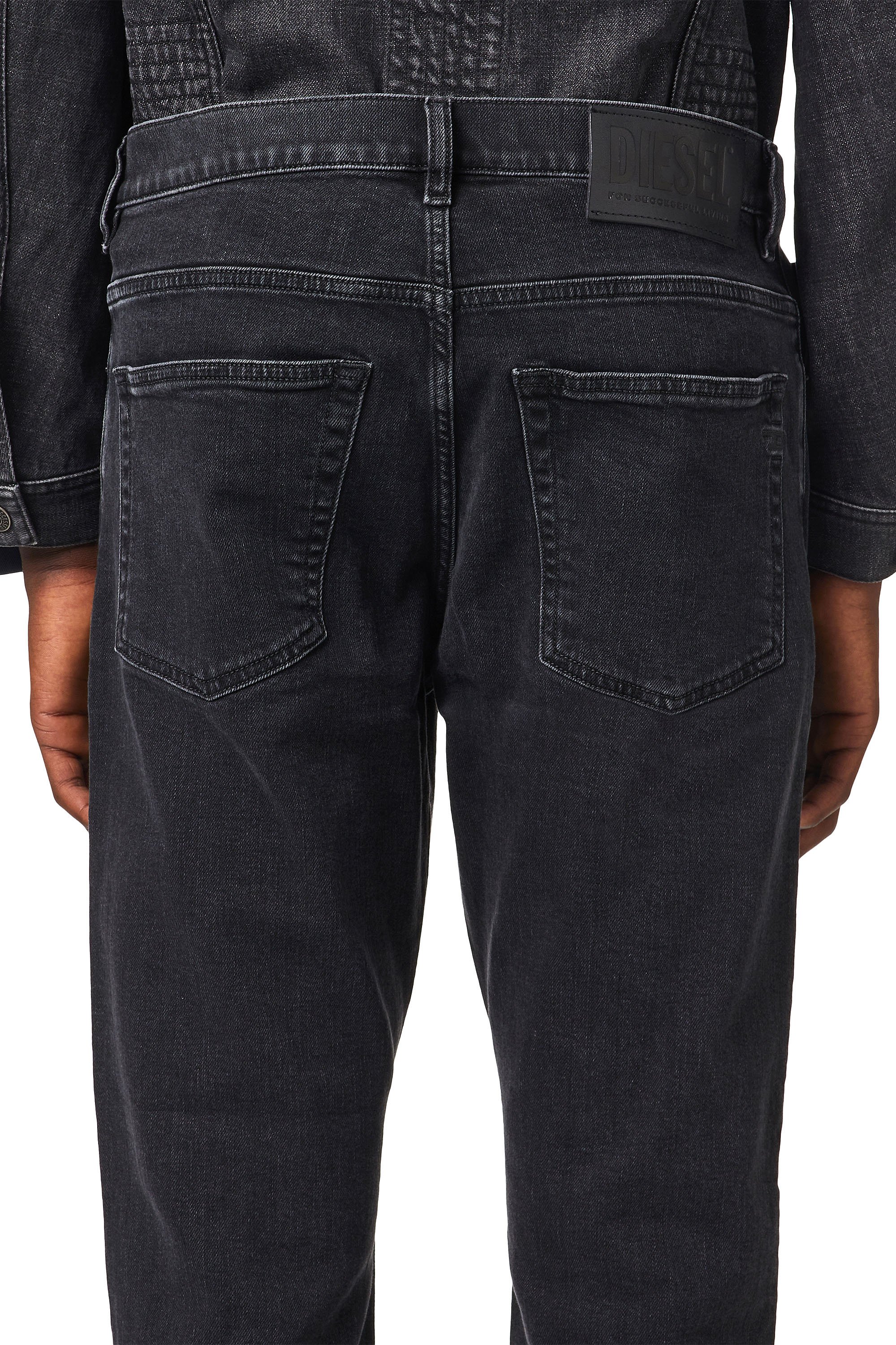 Diesel - D-Fining Tapered Jeans 09A14, Black/Dark grey - Image 6