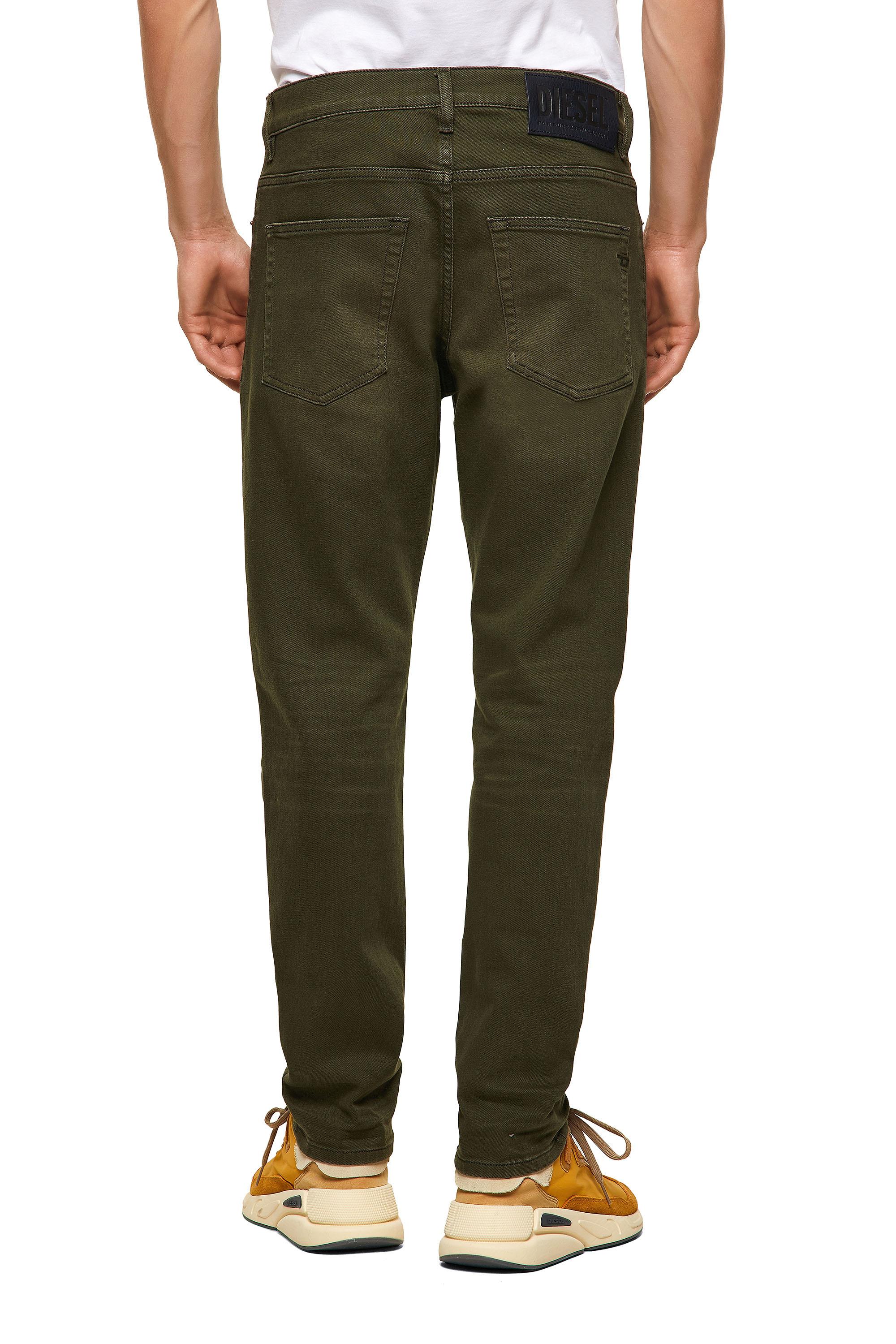 Diesel - 2005 D-FINING 09A32 Tapered Jeans, Verde Oscuro - Image 4