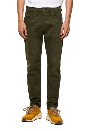 Diesel - 2005 D-FINING 09A32 Tapered Jeans, Verde Oscuro - Image 1