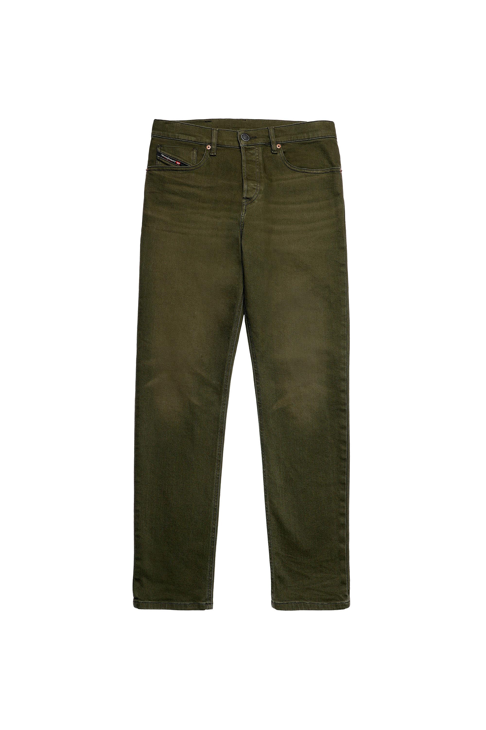 Diesel - 2005 D-FINING 09A32 Tapered Jeans, Verde Oscuro - Image 2