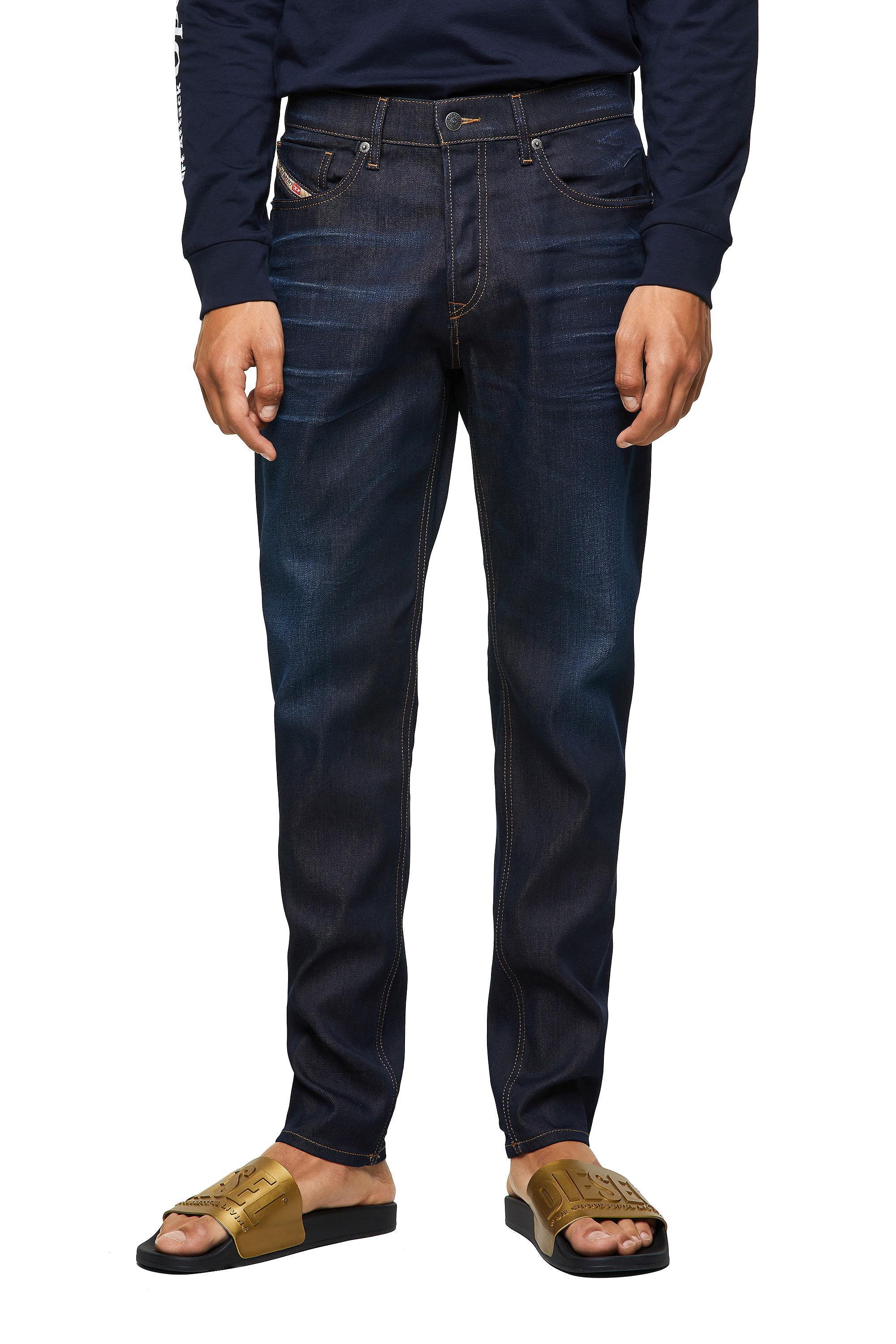 Diesel - D-Fining Tapered Jeans 09A45, Dark Blue - Image 2