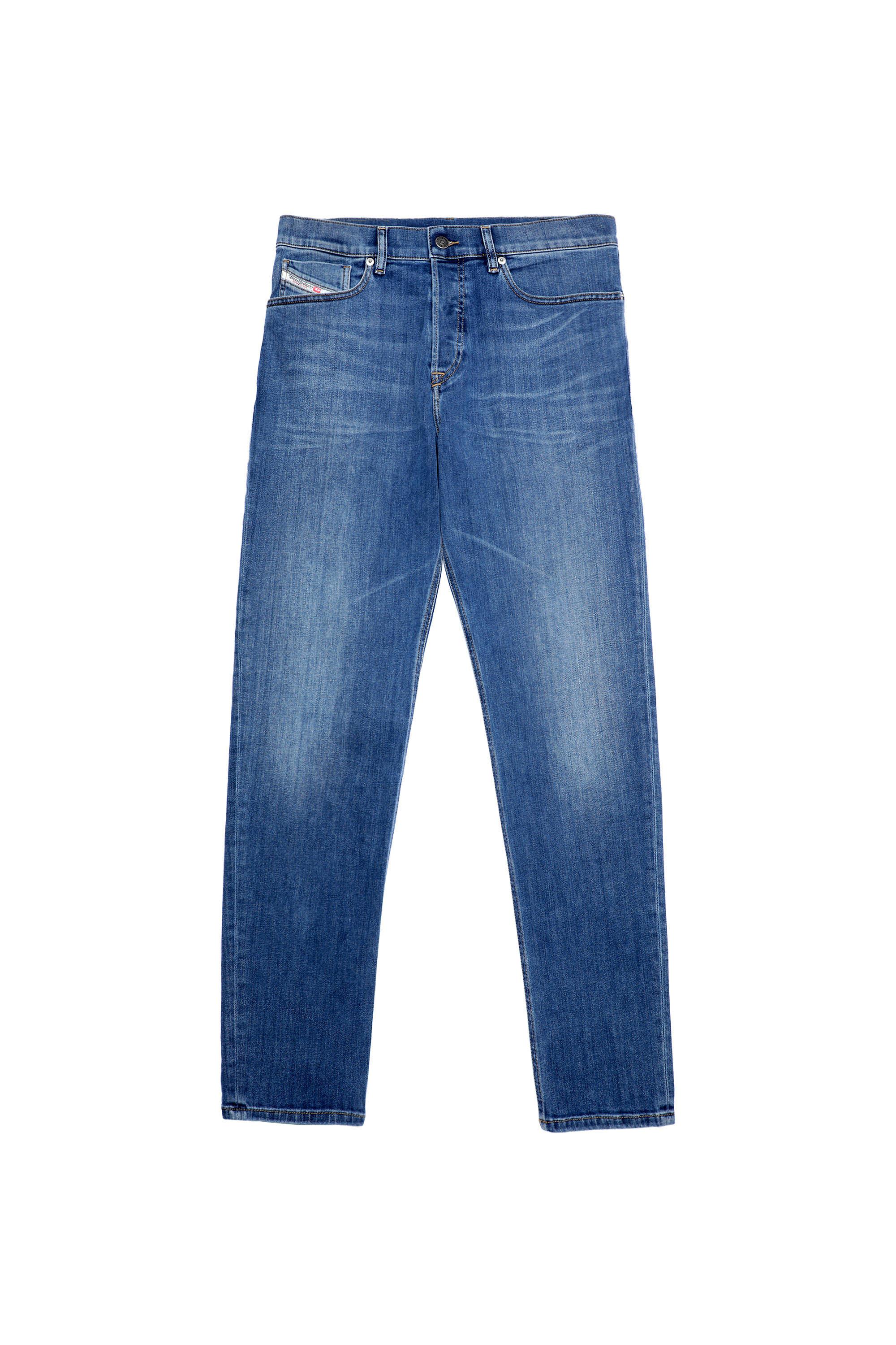 Diesel - D-Fining Tapered Jeans 09A80, Medium Blue - Image 2