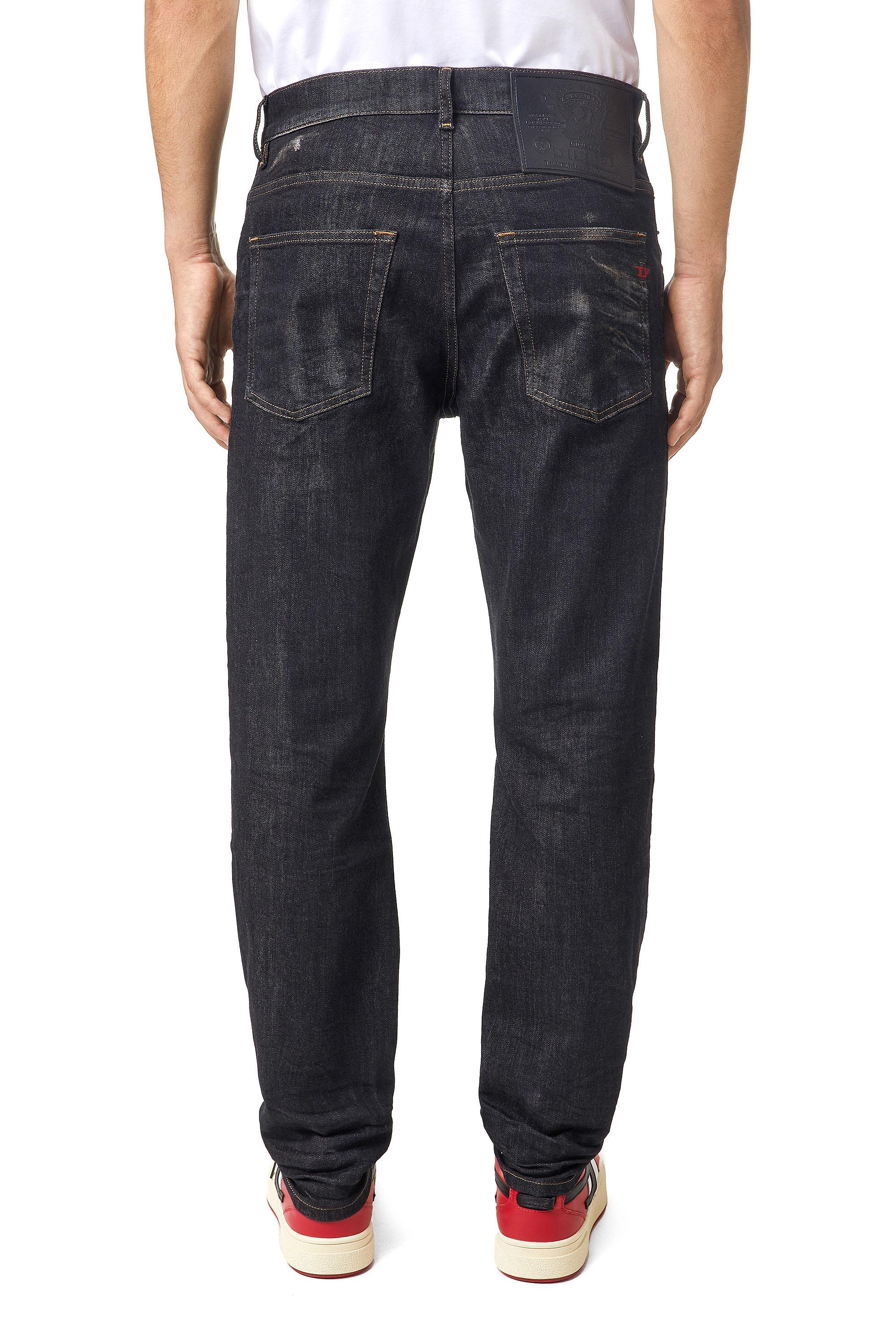 Diesel - D-Fining Tapered Jeans 09A87, Black/Dark grey - Image 4