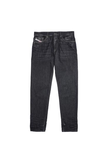 Diesel - 2005 D-FINING 09A87 Tapered Jeans, Negro/Gris oscuro - Image 6