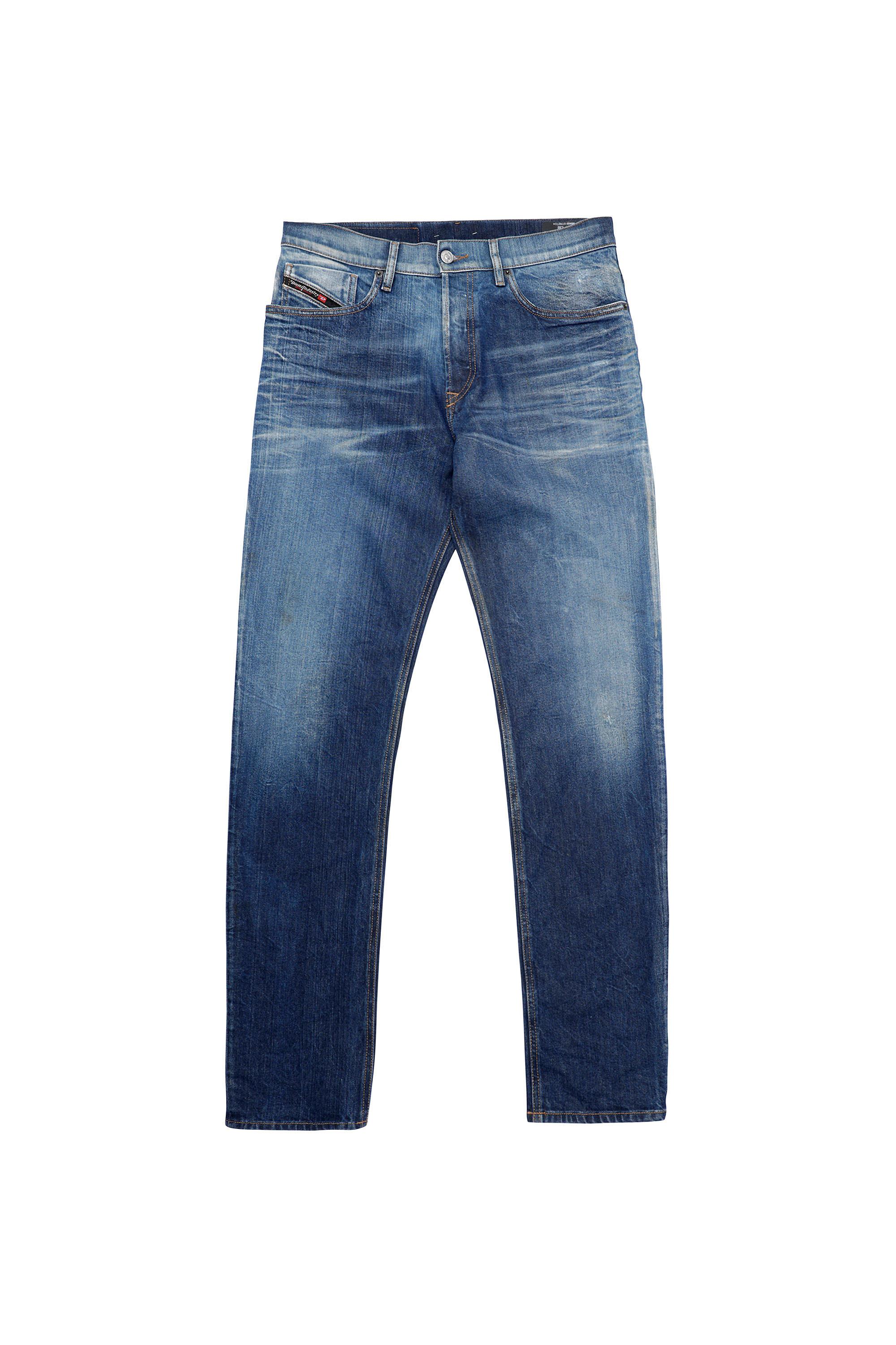 Diesel - D-Fining Tapered Jeans 09A96, Medium blue - Image 2
